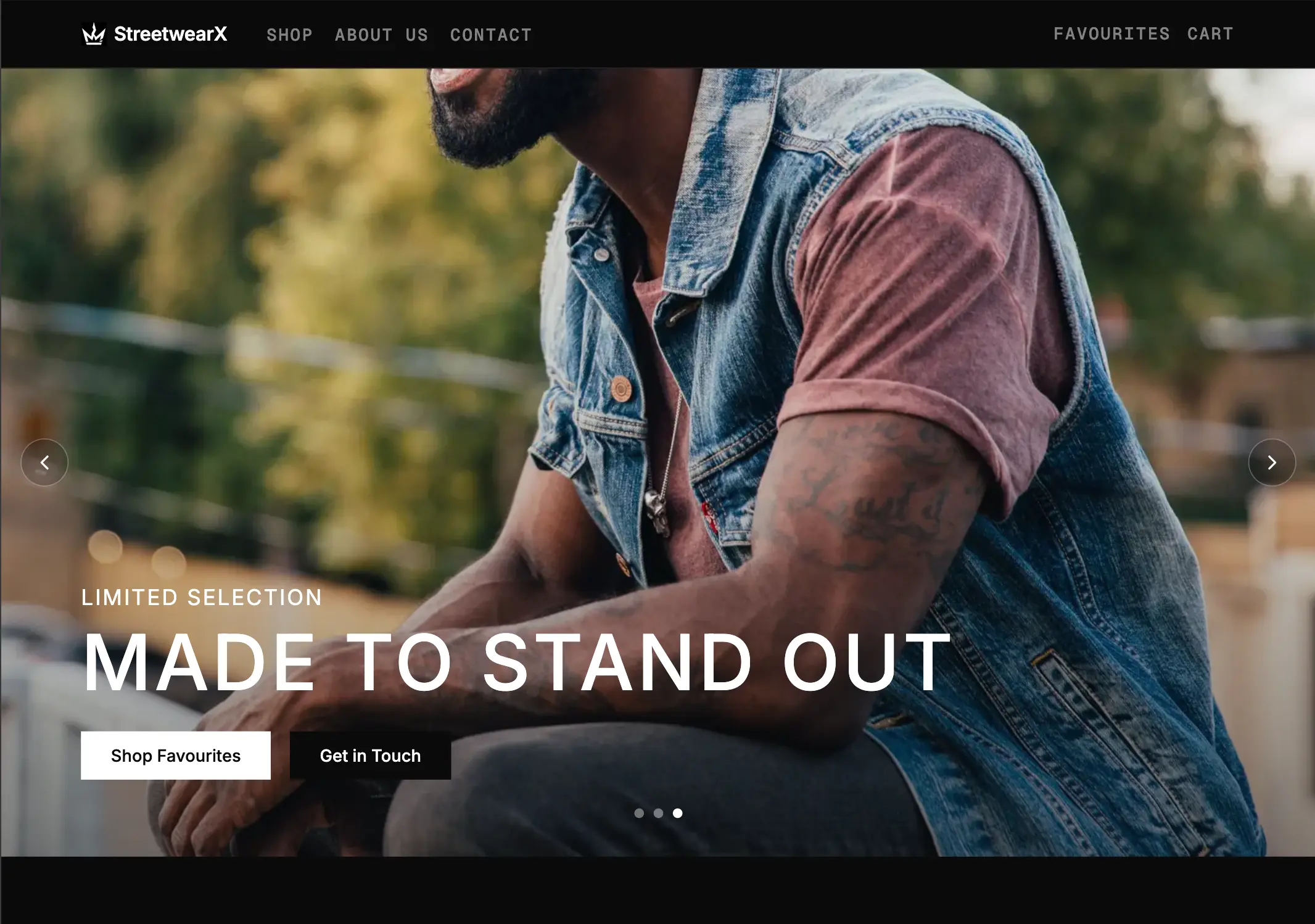 Admin and product editor interface