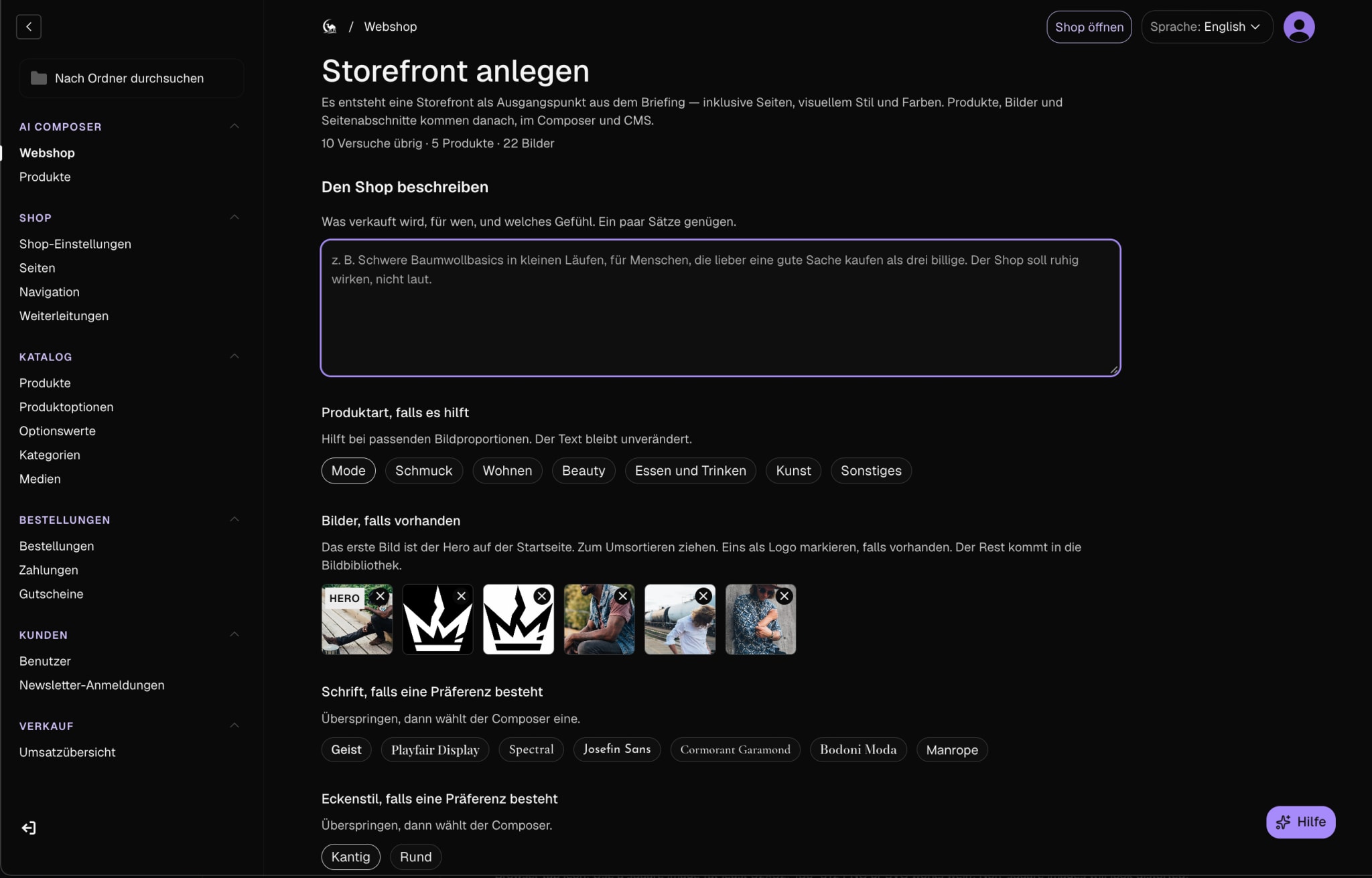 Alles an einem Ort verwalten
